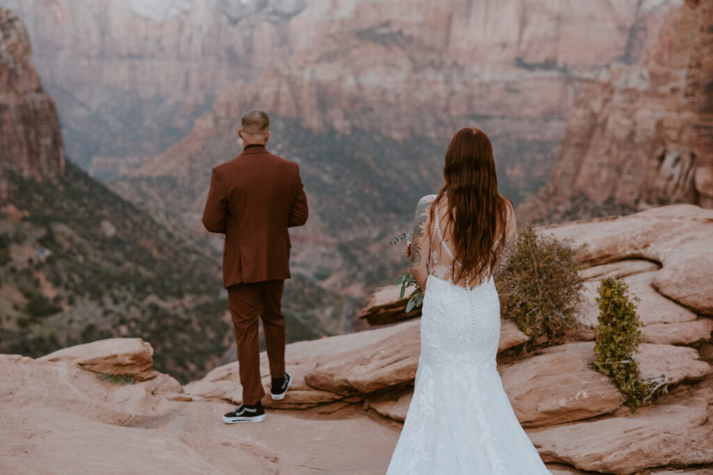 Kaitlyn and Sam | Zion National Park, Temple of Sinawava Wedding | Southern Utah Wedding and Elopement Photographer, Emily Dawn Photo