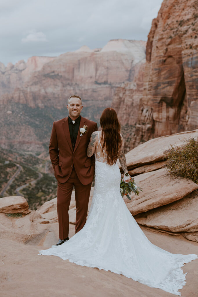 Kaitlyn and Sam | Zion National Park, Temple of Sinawava Wedding | Southern Utah Wedding and Elopement Photographer, Emily Dawn Photo