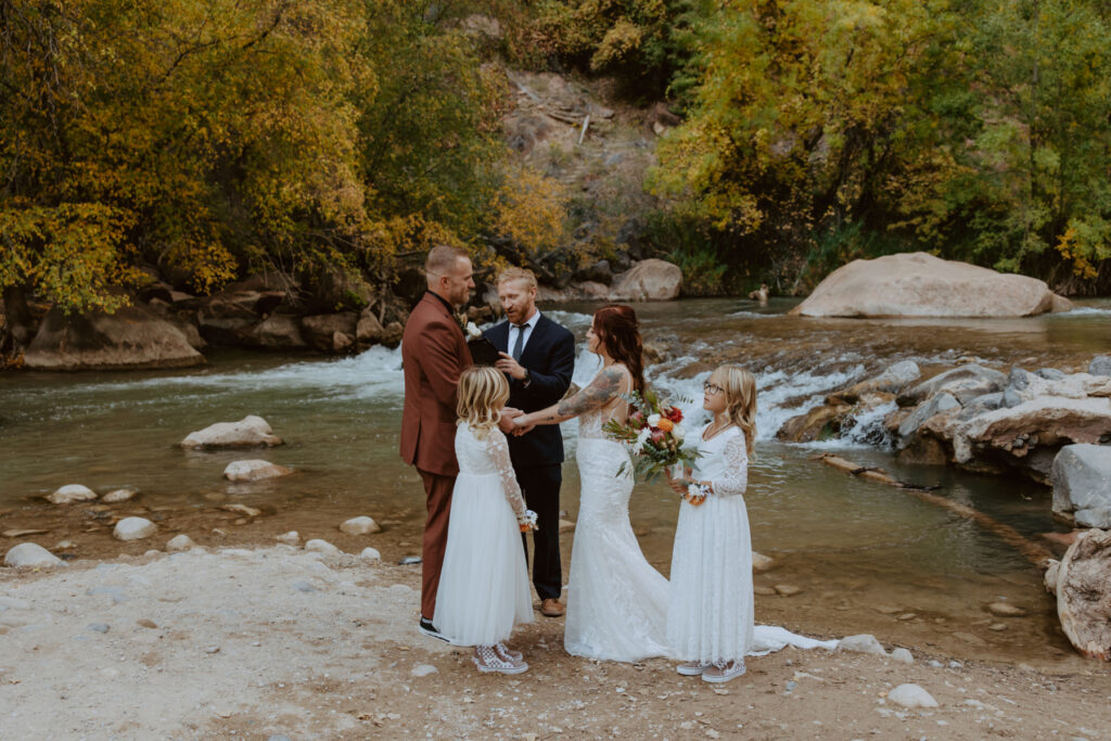 Kaitlyn and Sam | Zion National Park, Temple of Sinawava Wedding | Southern Utah Wedding and Elopement Photographer, Emily Dawn Photo