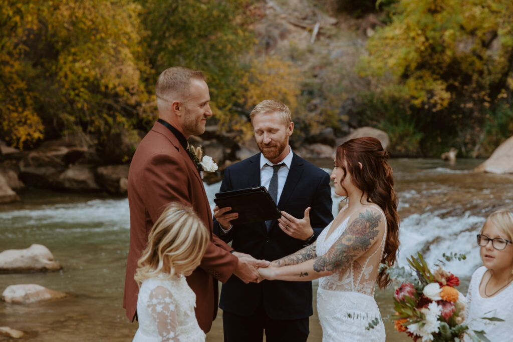 Kaitlyn and Sam | Zion National Park, Temple of Sinawava Wedding | Southern Utah Wedding and Elopement Photographer, Emily Dawn Photo