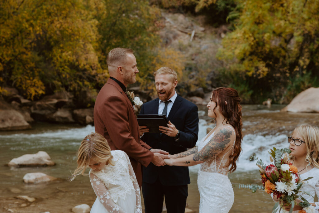 Kaitlyn and Sam | Zion National Park, Temple of Sinawava Wedding | Southern Utah Wedding and Elopement Photographer, Emily Dawn Photo