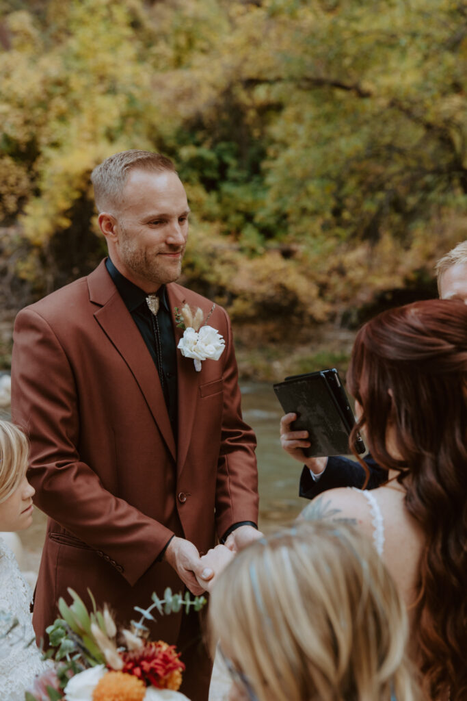 Kaitlyn and Sam | Zion National Park, Temple of Sinawava Wedding | Southern Utah Wedding and Elopement Photographer, Emily Dawn Photo