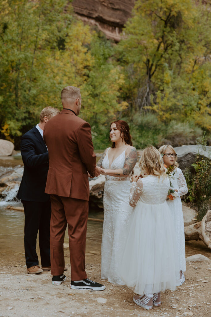 Kaitlyn and Sam | Zion National Park, Temple of Sinawava Wedding | Southern Utah Wedding and Elopement Photographer, Emily Dawn Photo