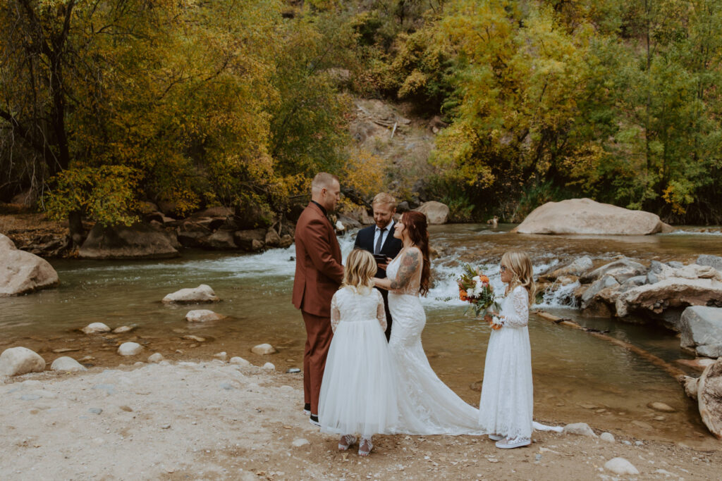 Kaitlyn and Sam | Zion National Park, Temple of Sinawava Wedding | Southern Utah Wedding and Elopement Photographer, Emily Dawn Photo