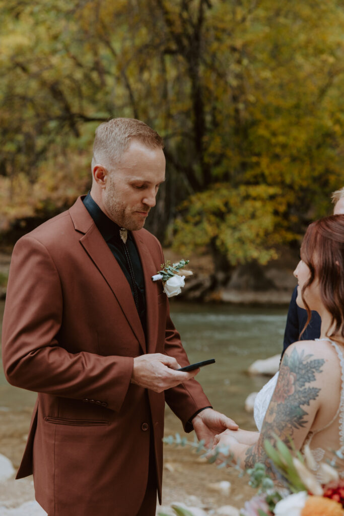 Kaitlyn and Sam | Zion National Park, Temple of Sinawava Wedding | Southern Utah Wedding and Elopement Photographer, Emily Dawn Photo