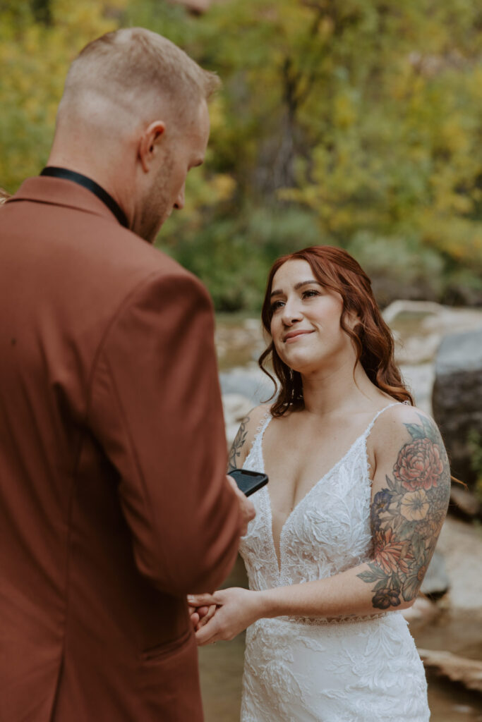 Kaitlyn and Sam | Zion National Park, Temple of Sinawava Wedding | Southern Utah Wedding and Elopement Photographer, Emily Dawn Photo