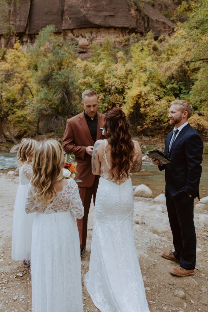 Kaitlyn and Sam | Zion National Park, Temple of Sinawava Wedding | Southern Utah Wedding and Elopement Photographer, Emily Dawn Photo