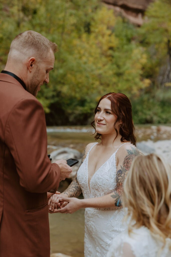 Kaitlyn and Sam | Zion National Park, Temple of Sinawava Wedding | Southern Utah Wedding and Elopement Photographer, Emily Dawn Photo