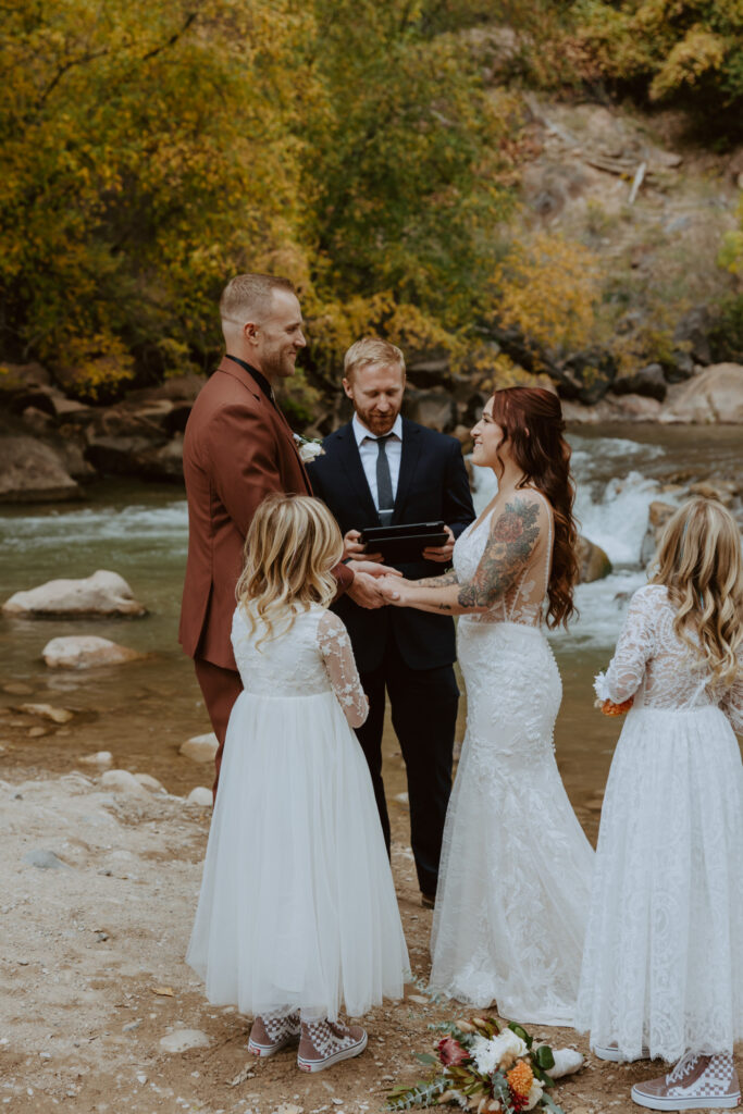 Kaitlyn and Sam | Zion National Park, Temple of Sinawava Wedding | Southern Utah Wedding and Elopement Photographer, Emily Dawn Photo