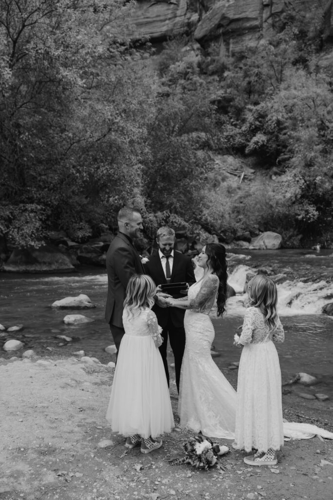 Kaitlyn and Sam | Zion National Park, Temple of Sinawava Wedding | Southern Utah Wedding and Elopement Photographer, Emily Dawn Photo