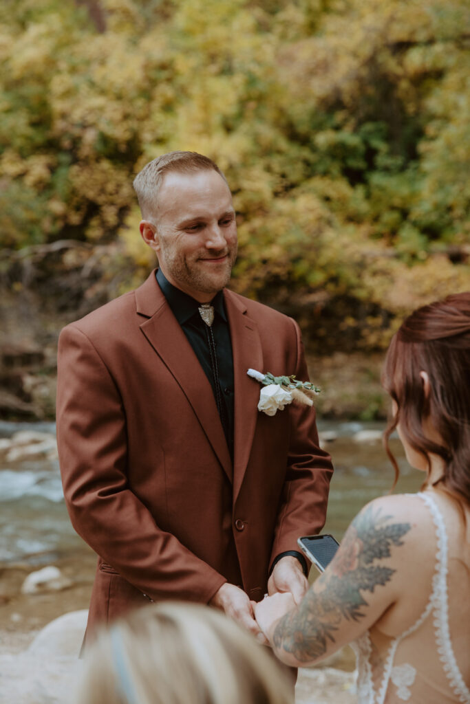 Kaitlyn and Sam | Zion National Park, Temple of Sinawava Wedding | Southern Utah Wedding and Elopement Photographer, Emily Dawn Photo