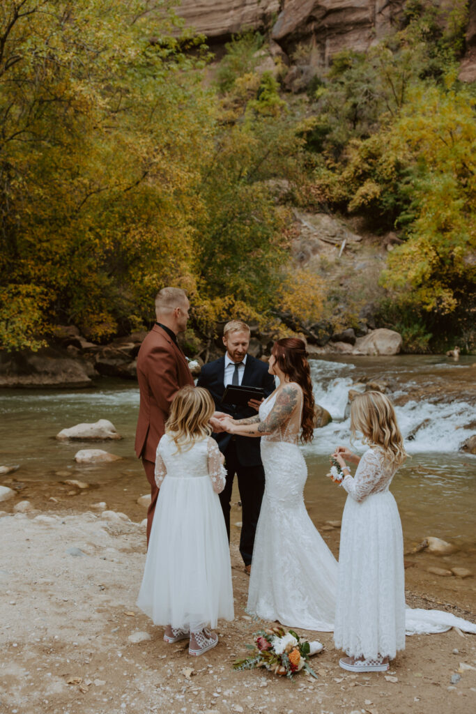 Kaitlyn and Sam | Zion National Park, Temple of Sinawava Wedding | Southern Utah Wedding and Elopement Photographer, Emily Dawn Photo