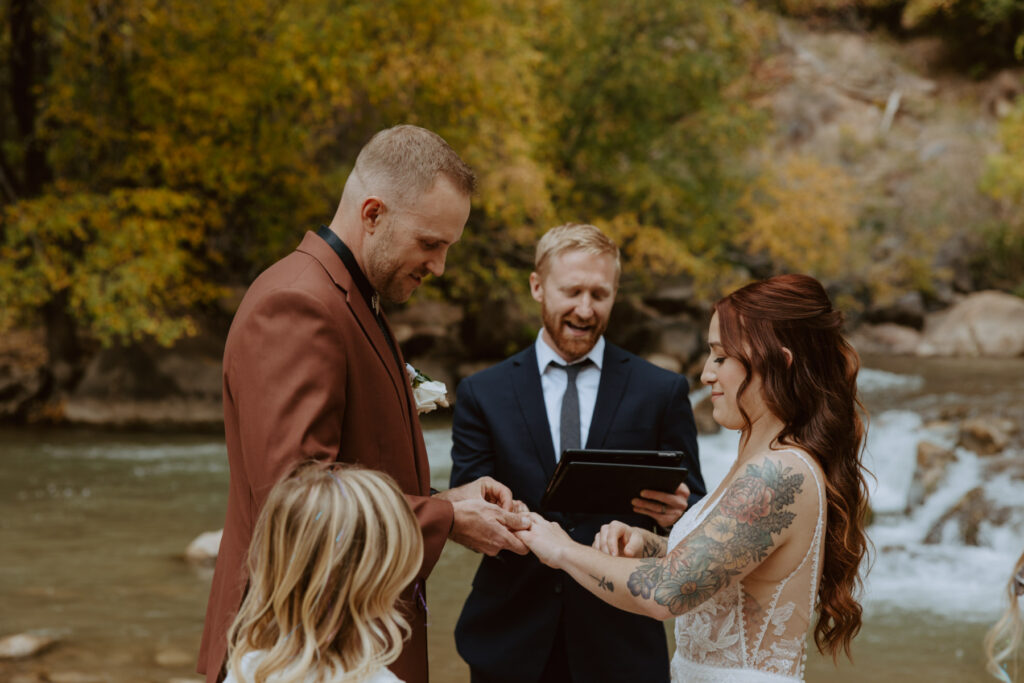 Kaitlyn and Sam | Zion National Park, Temple of Sinawava Wedding | Southern Utah Wedding and Elopement Photographer, Emily Dawn Photo