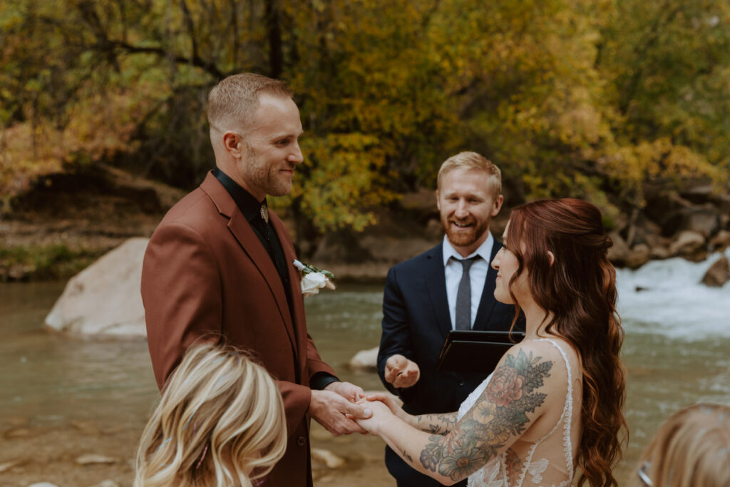 Kaitlyn and Sam | Zion National Park, Temple of Sinawava Wedding | Southern Utah Wedding and Elopement Photographer, Emily Dawn Photo