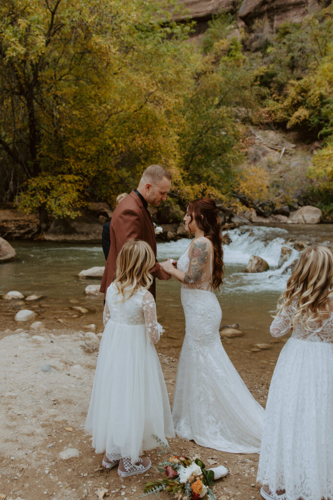 Kaitlyn and Sam | Zion National Park, Temple of Sinawava Wedding | Southern Utah Wedding and Elopement Photographer, Emily Dawn Photo