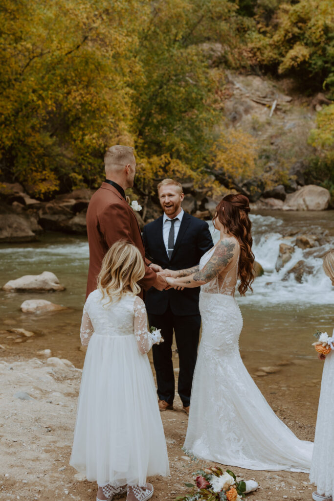 Kaitlyn and Sam | Zion National Park, Temple of Sinawava Wedding | Southern Utah Wedding and Elopement Photographer, Emily Dawn Photo