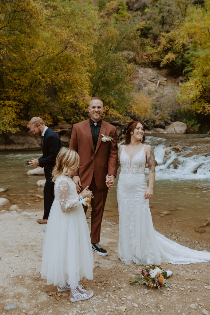 Kaitlyn and Sam | Zion National Park, Temple of Sinawava Wedding | Southern Utah Wedding and Elopement Photographer, Emily Dawn Photo