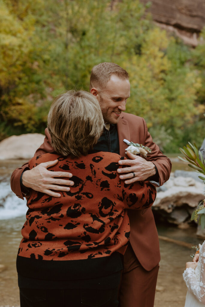 Kaitlyn and Sam | Zion National Park, Temple of Sinawava Wedding | Southern Utah Wedding and Elopement Photographer, Emily Dawn Photo