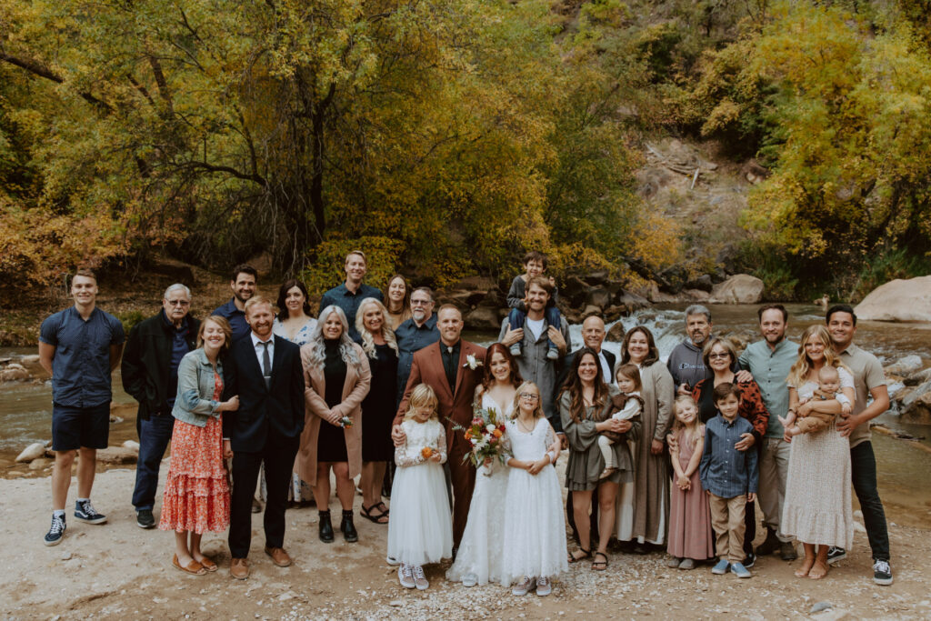 Kaitlyn and Sam | Zion National Park, Temple of Sinawava Wedding | Southern Utah Wedding and Elopement Photographer, Emily Dawn Photo