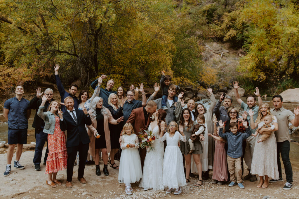 Kaitlyn and Sam | Zion National Park, Temple of Sinawava Wedding | Southern Utah Wedding and Elopement Photographer, Emily Dawn Photo