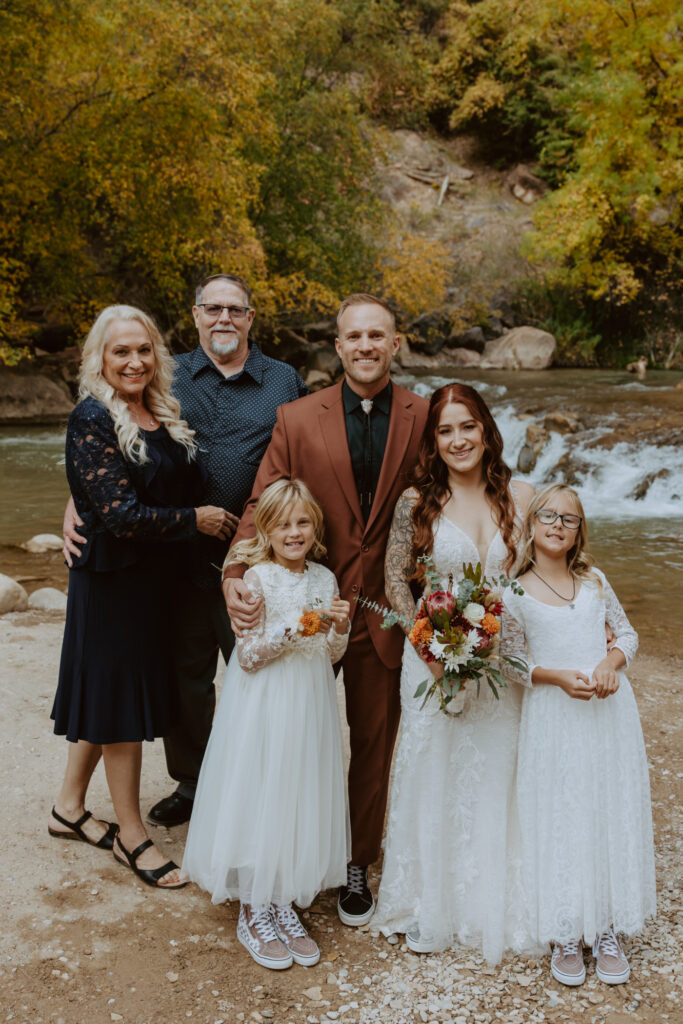 Kaitlyn and Sam | Zion National Park, Temple of Sinawava Wedding | Southern Utah Wedding and Elopement Photographer, Emily Dawn Photo