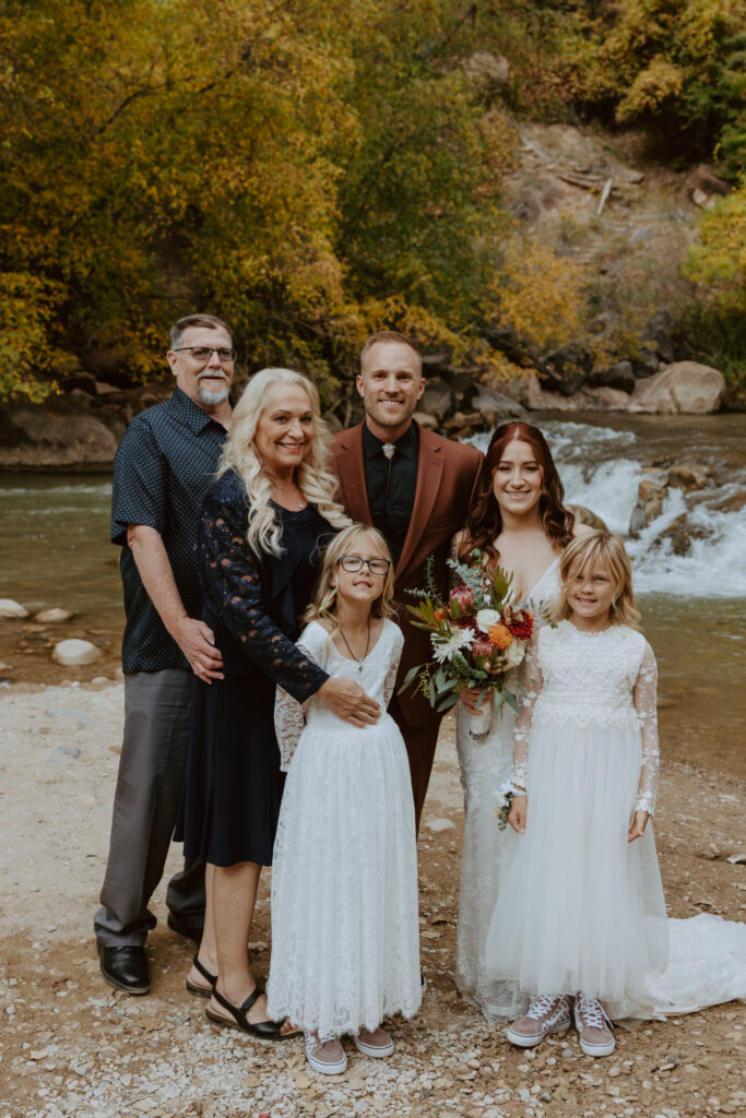 Kaitlyn and Sam | Zion National Park, Temple of Sinawava Wedding | Southern Utah Wedding and Elopement Photographer, Emily Dawn Photo