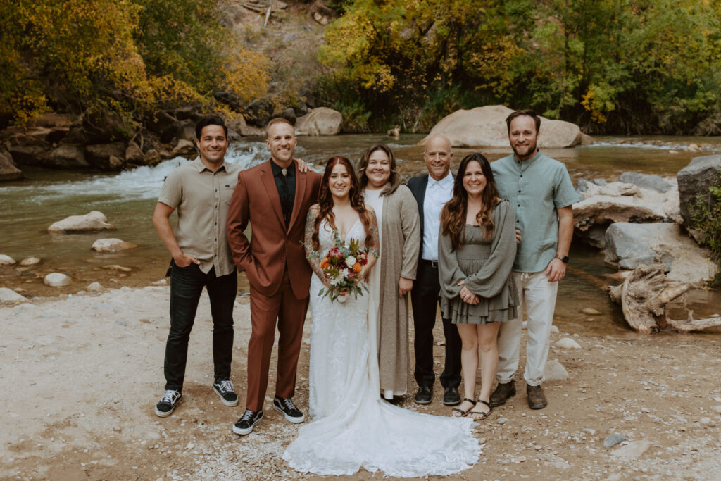 Kaitlyn and Sam | Zion National Park, Temple of Sinawava Wedding | Southern Utah Wedding and Elopement Photographer, Emily Dawn Photo