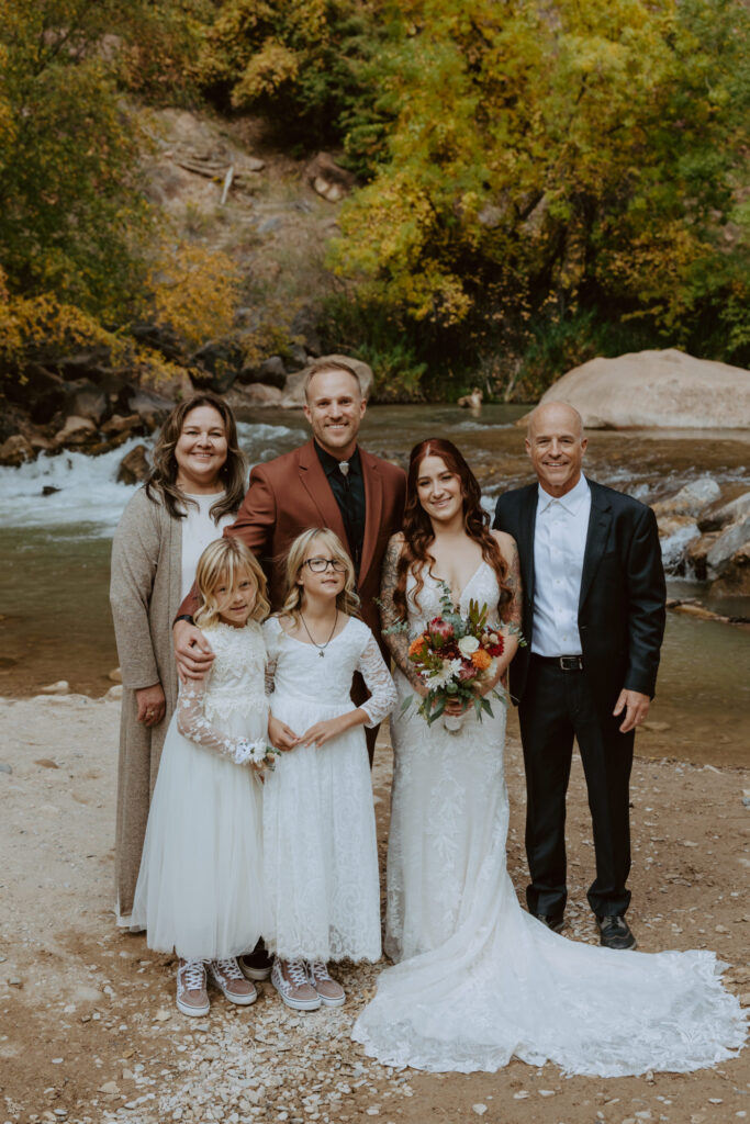 Kaitlyn and Sam | Zion National Park, Temple of Sinawava Wedding | Southern Utah Wedding and Elopement Photographer, Emily Dawn Photo