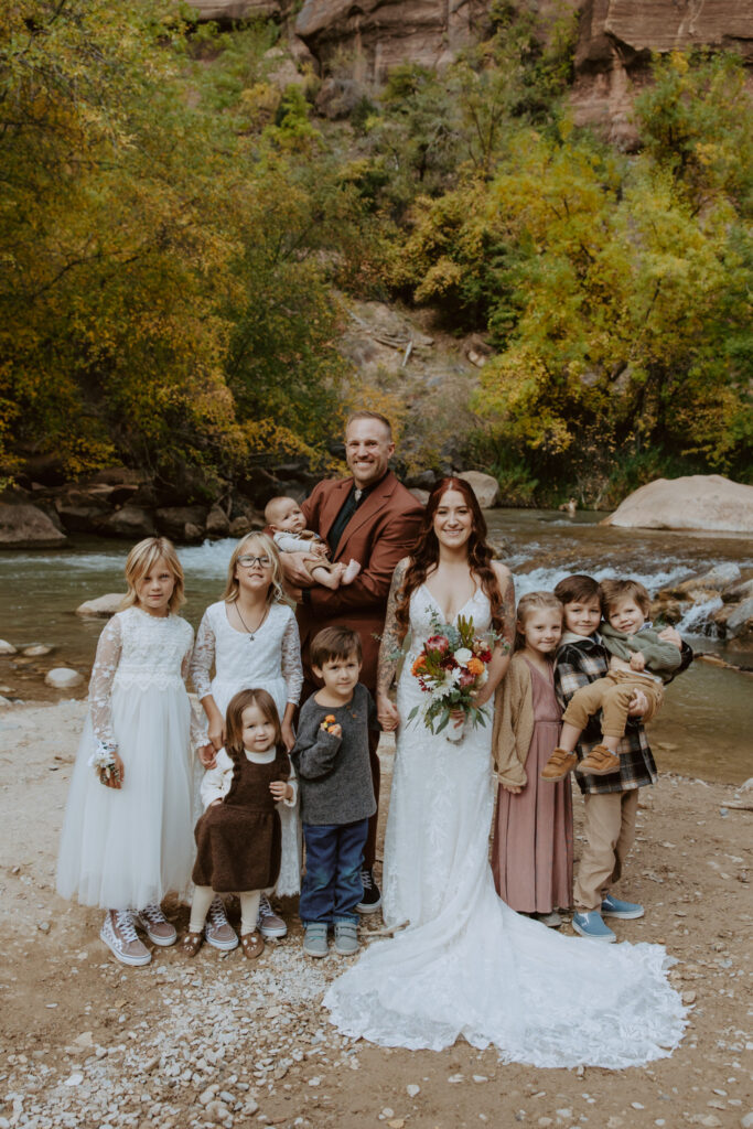 Kaitlyn and Sam | Zion National Park, Temple of Sinawava Wedding | Southern Utah Wedding and Elopement Photographer, Emily Dawn Photo