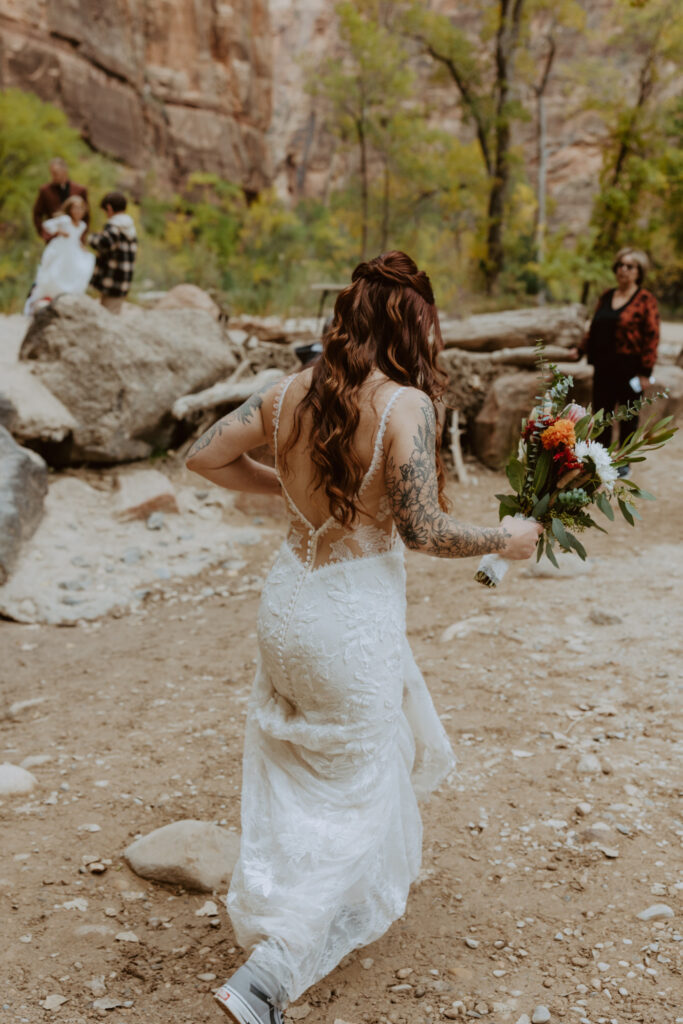 Kaitlyn and Sam | Zion National Park, Temple of Sinawava Wedding | Southern Utah Wedding and Elopement Photographer, Emily Dawn Photo