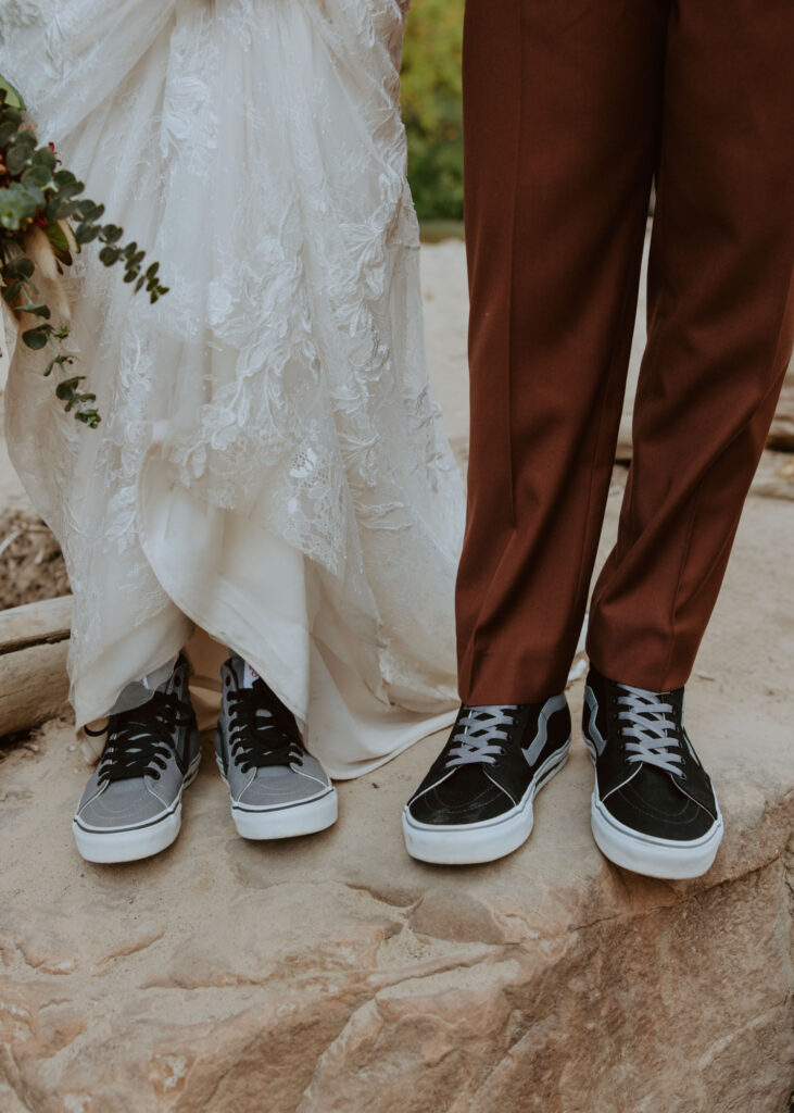 Kaitlyn and Sam | Zion National Park, Temple of Sinawava Wedding | Southern Utah Wedding and Elopement Photographer, Emily Dawn Photo