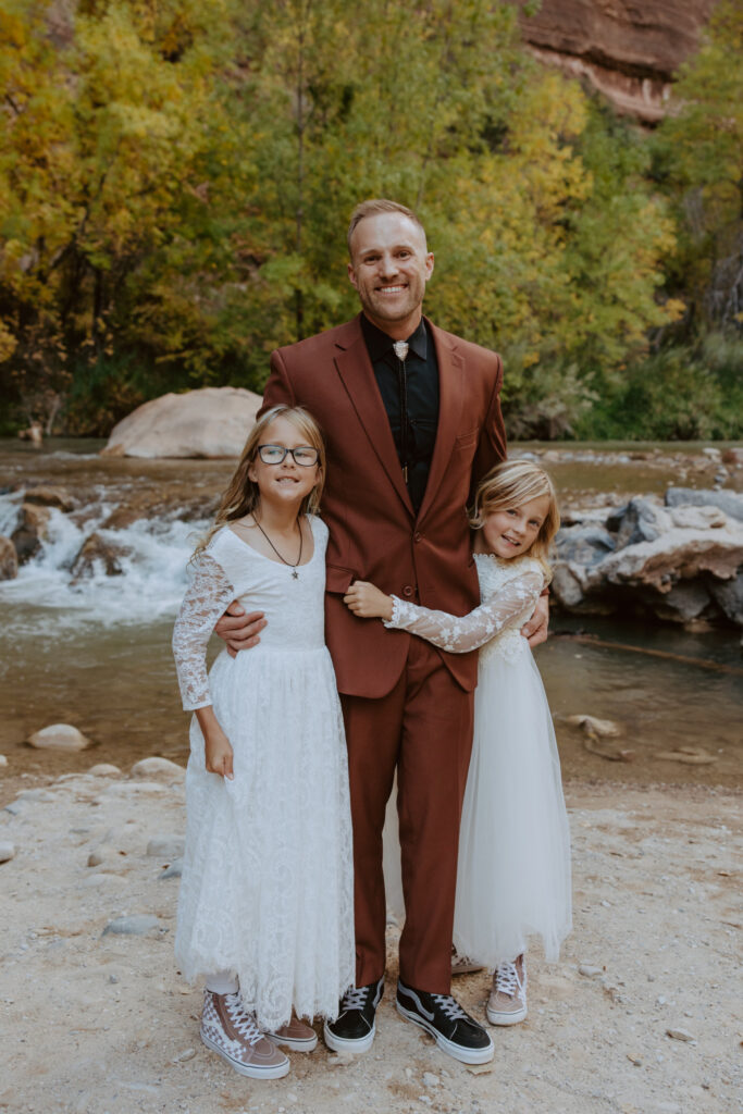 Kaitlyn and Sam | Zion National Park, Temple of Sinawava Wedding | Southern Utah Wedding and Elopement Photographer, Emily Dawn Photo