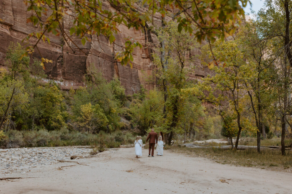 Kaitlyn and Sam | Zion National Park, Temple of Sinawava Wedding | Southern Utah Wedding and Elopement Photographer, Emily Dawn Photo