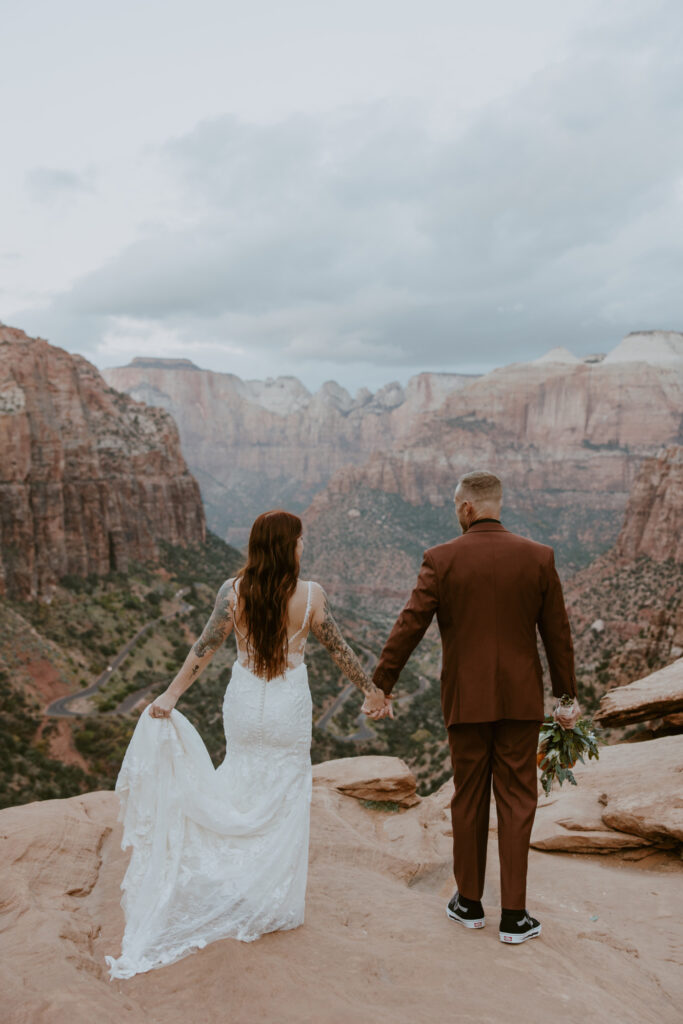 Kaitlyn and Sam | Zion National Park, Temple of Sinawava Wedding | Southern Utah Wedding and Elopement Photographer, Emily Dawn Photo