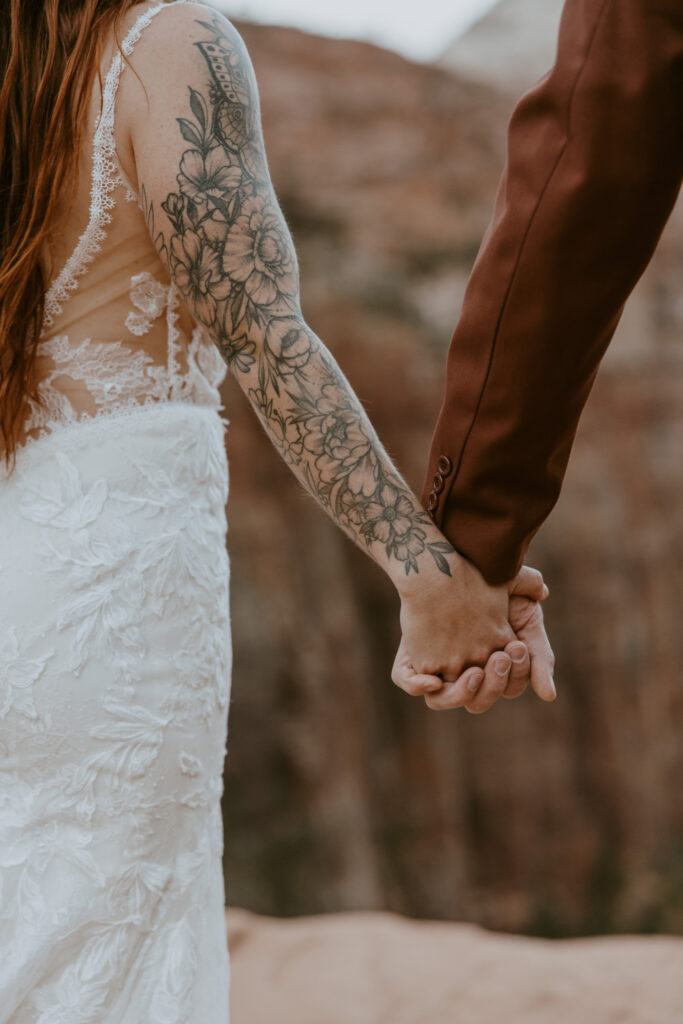 Kaitlyn and Sam | Zion National Park, Temple of Sinawava Wedding | Southern Utah Wedding and Elopement Photographer, Emily Dawn Photo