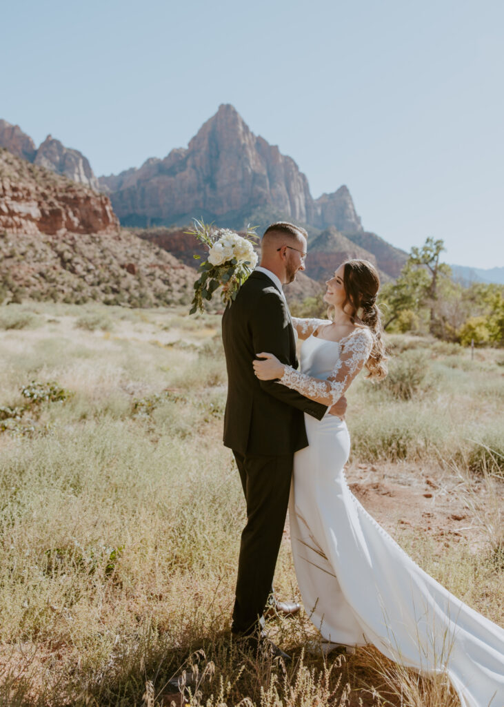 Lori and Levi | Zion National Park Engagements - Southern Utah Wedding and Elopement Photographer, Emily Dawn Photo