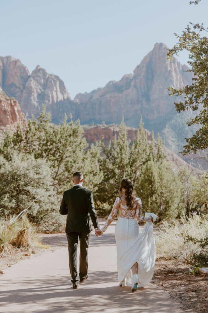 Lori and Levi | Zion National Park Engagements - Southern Utah Wedding and Elopement Photographer, Emily Dawn Photo