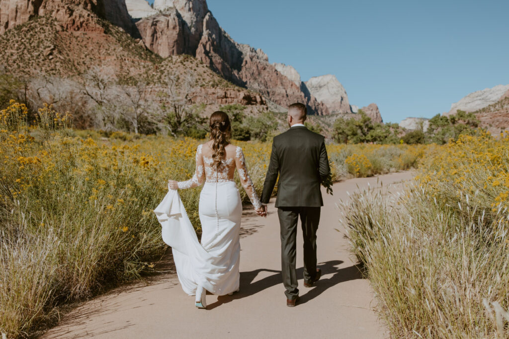 Lori and Levi | Zion National Park Engagements - Southern Utah Wedding and Elopement Photographer, Emily Dawn Photo