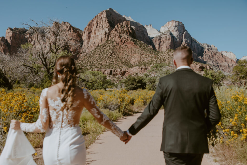 Lori and Levi | Zion National Park Engagements - Southern Utah Wedding and Elopement Photographer, Emily Dawn Photo