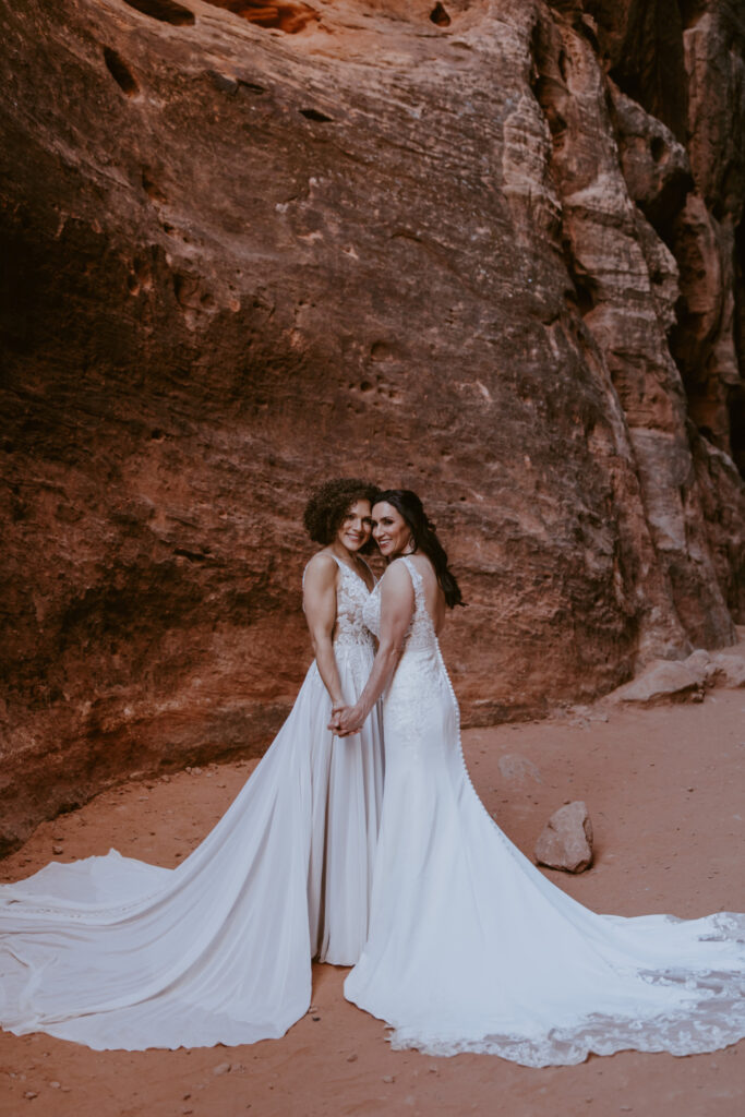 Rachel and Chrisie, Snow Canyon State Park, Ivins, Utah Bridals - Southern Utah Photographer, Emily Dawn Photo