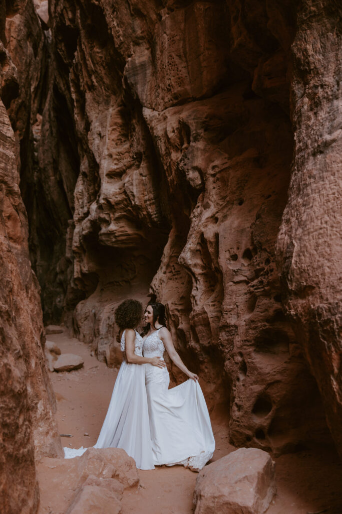 Rachel and Chrisie, Snow Canyon State Park, Ivins, Utah Bridals - Southern Utah Photographer, Emily Dawn Photo