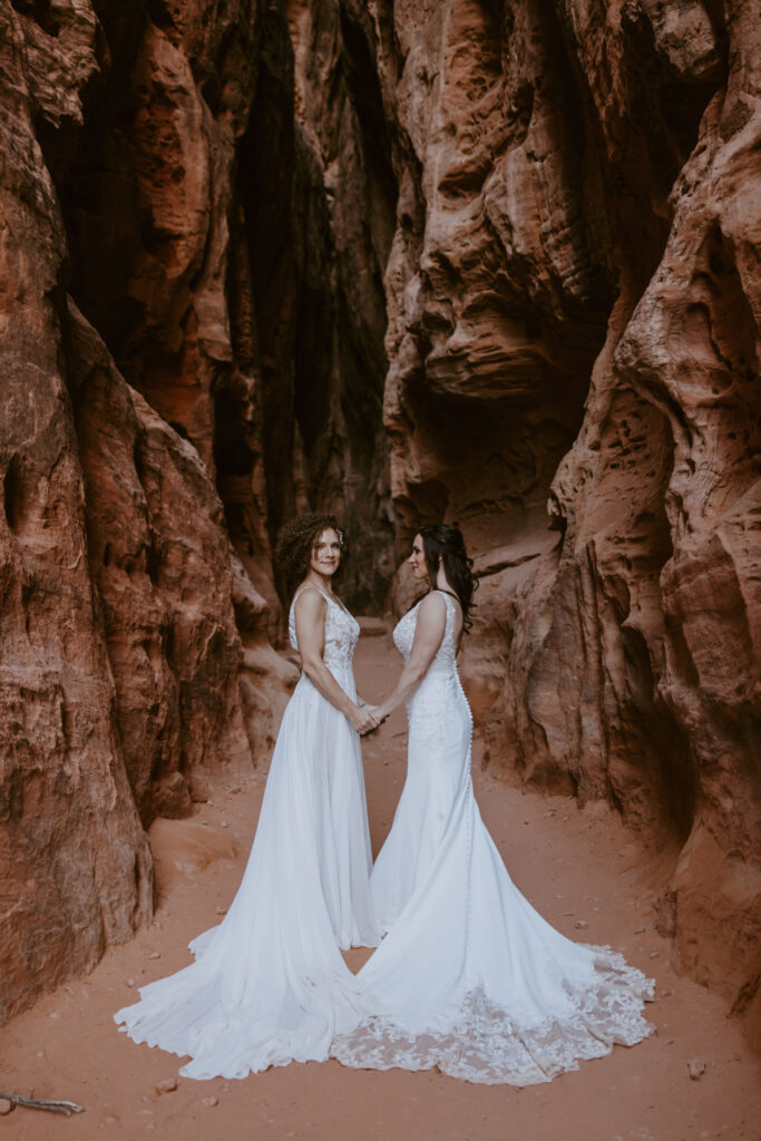 Rachel and Chrisie, Snow Canyon State Park, Ivins, Utah Bridals - Southern Utah Photographer, Emily Dawn Photo