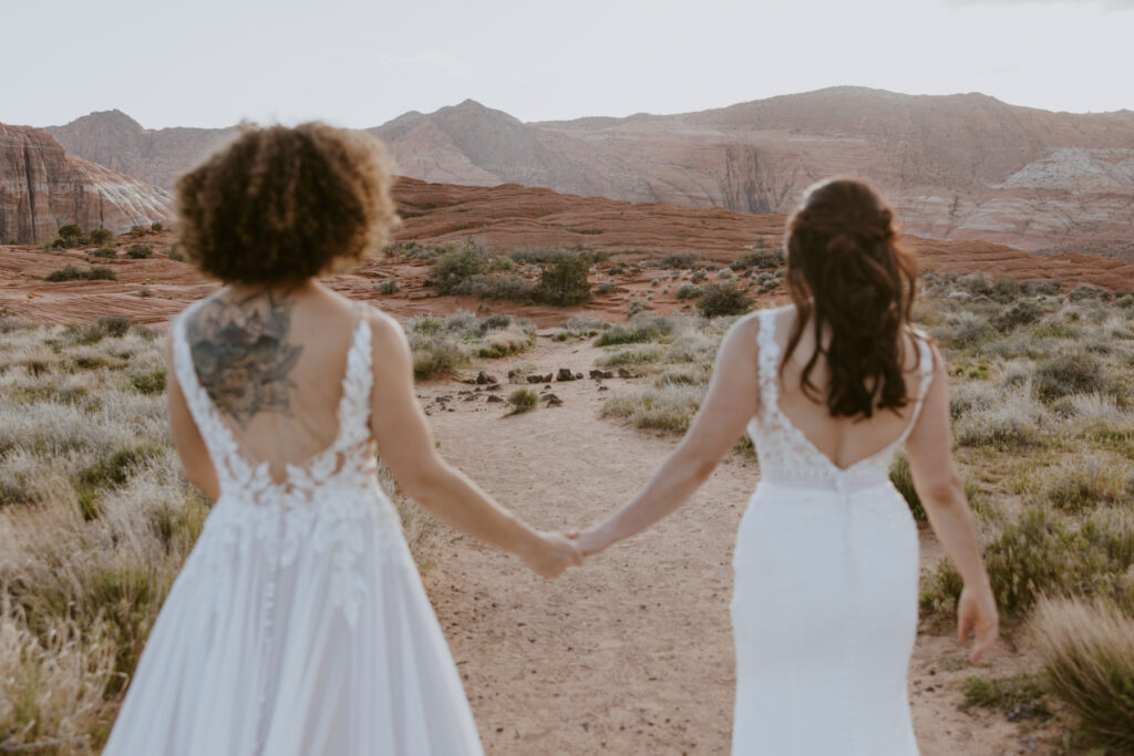 Rachel and Chrisie, Snow Canyon State Park, Ivins, Utah Bridals - Southern Utah Photographer, Emily Dawn Photo