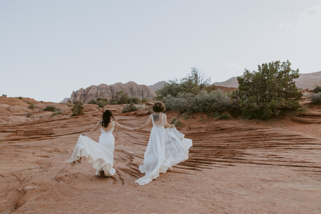 Rachel and Chrisie, Snow Canyon State Park, Ivins, Utah Bridals - Southern Utah Photographer, Emily Dawn Photo