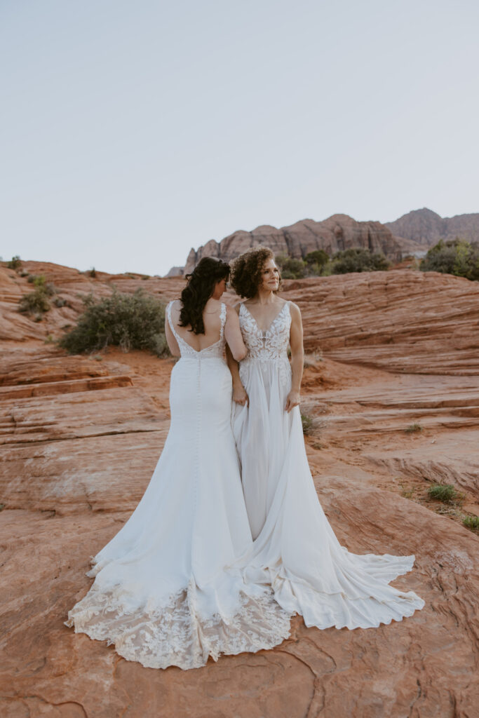 Rachel and Chrisie, Snow Canyon State Park, Ivins, Utah Bridals - Southern Utah Photographer, Emily Dawn Photo