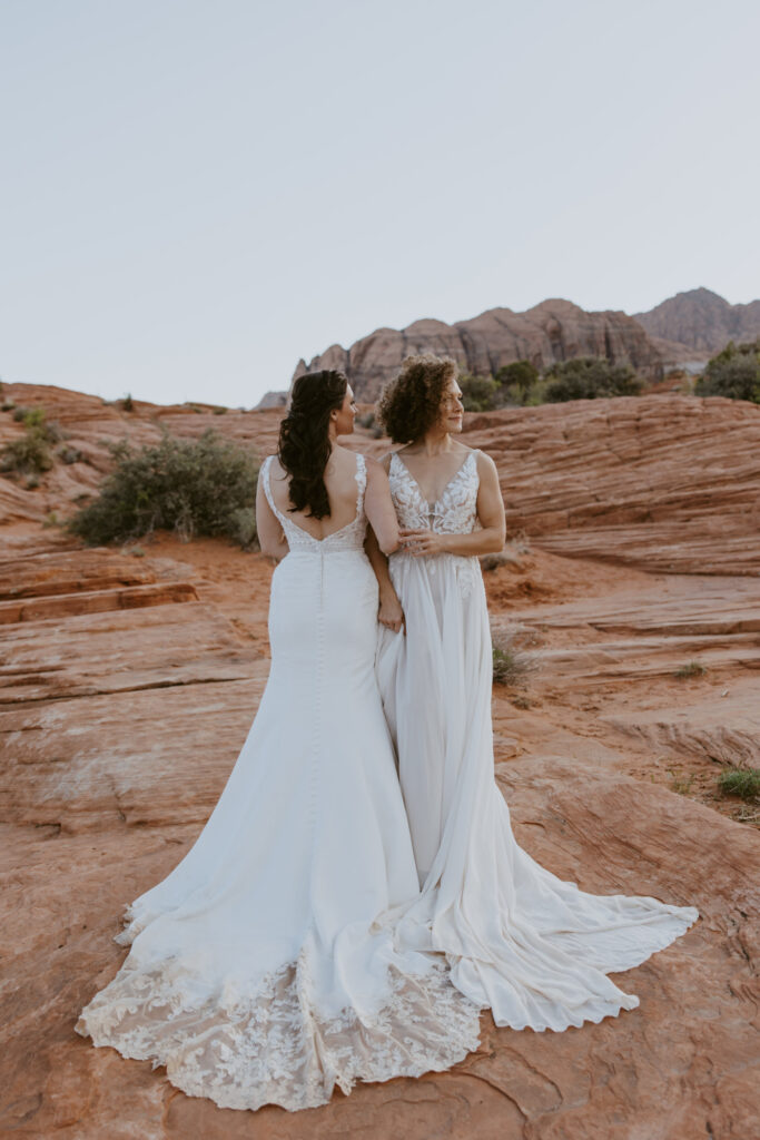 Rachel and Chrisie, Snow Canyon State Park, Ivins, Utah Bridals - Southern Utah Photographer, Emily Dawn Photo