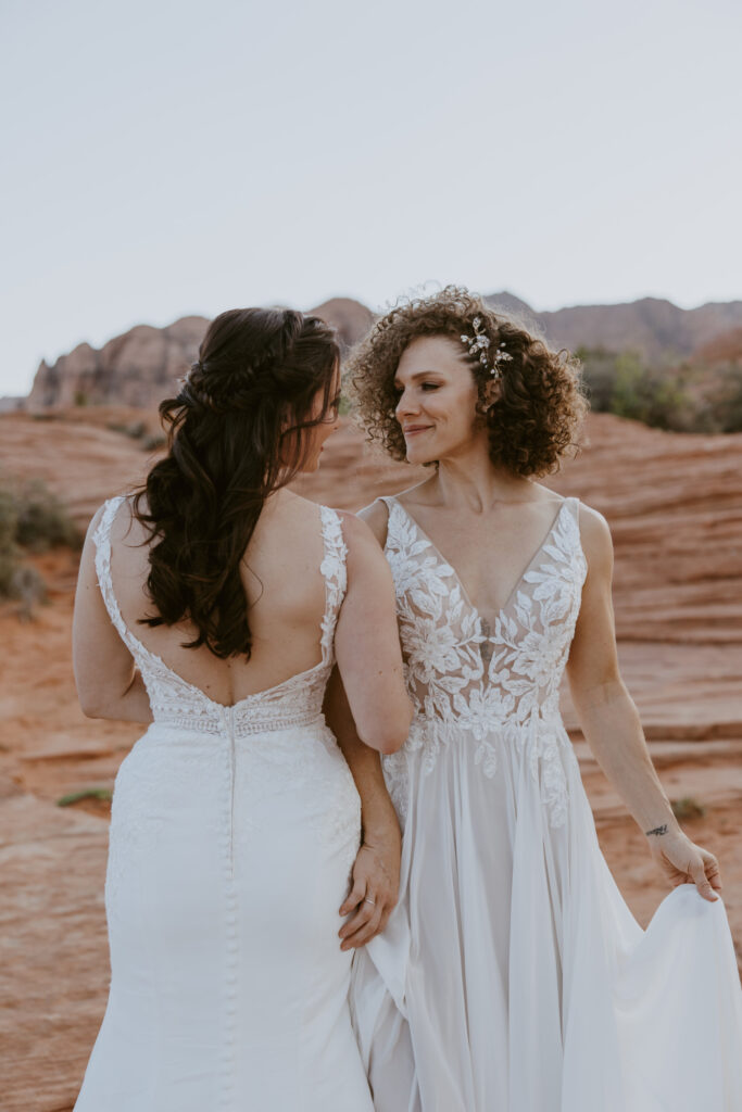 Rachel and Chrisie, Snow Canyon State Park, Ivins, Utah Bridals - Southern Utah Photographer, Emily Dawn Photo