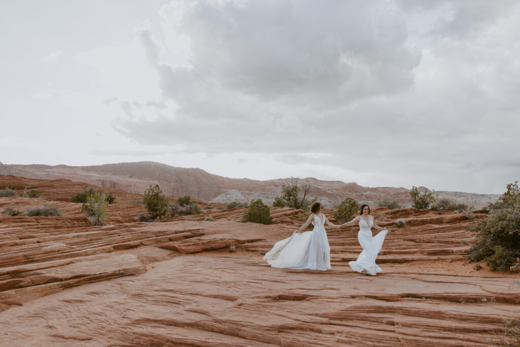 Rachel and Chrisie, Snow Canyon State Park, Ivins, Utah Bridals - Southern Utah Photographer, Emily Dawn Photo