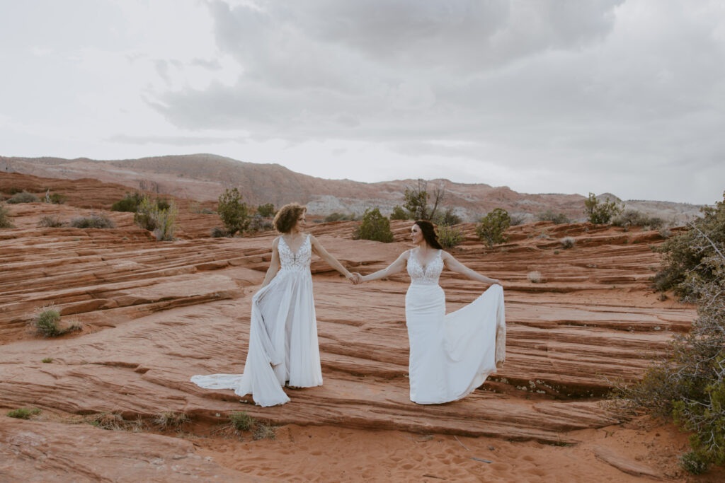 Rachel and Chrisie, Snow Canyon State Park, Ivins, Utah Bridals - Southern Utah Photographer, Emily Dawn Photo