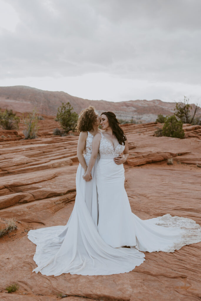 Rachel and Chrisie, Snow Canyon State Park, Ivins, Utah Bridals - Southern Utah Photographer, Emily Dawn Photo